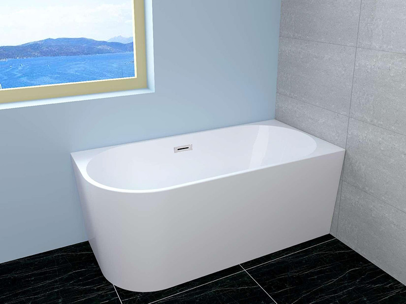 8312R Bagno doccia freestanding a filo muro