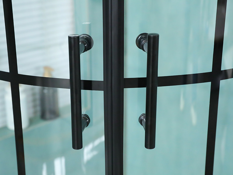 Box doccia scorrevole doppio scorrevole in vetro temperato a forma di arco SE Box doccia scorrevole doppio scorrevole in vetro temperato a forma di arco SE