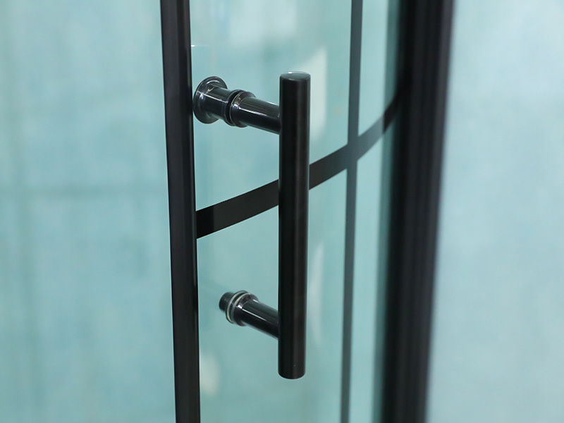 Box doccia scorrevole doppio scorrevole in vetro temperato a forma di arco SE Box doccia scorrevole doppio scorrevole in vetro temperato a forma di arco SE