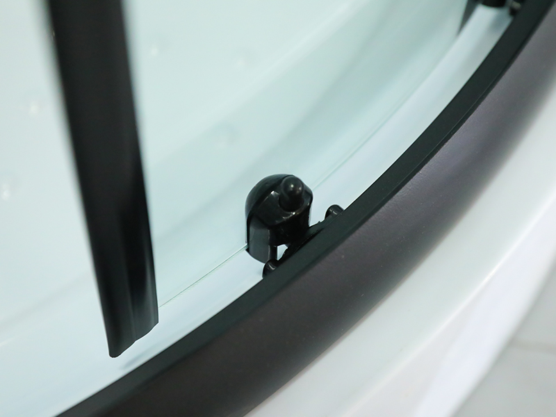 Box doccia scorrevole doppio scorrevole in vetro temperato a forma di arco SE Box doccia scorrevole doppio scorrevole in vetro temperato a forma di arco SE