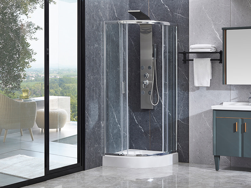 Box doccia scorrevole con profilo in alluminio cromato SE per bagno Box doccia scorrevole con profilo in alluminio cromato SE per bagno