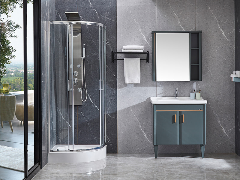 Box doccia scorrevole con profilo in alluminio cromato SE per bagno Box doccia scorrevole con profilo in alluminio cromato SE per bagno