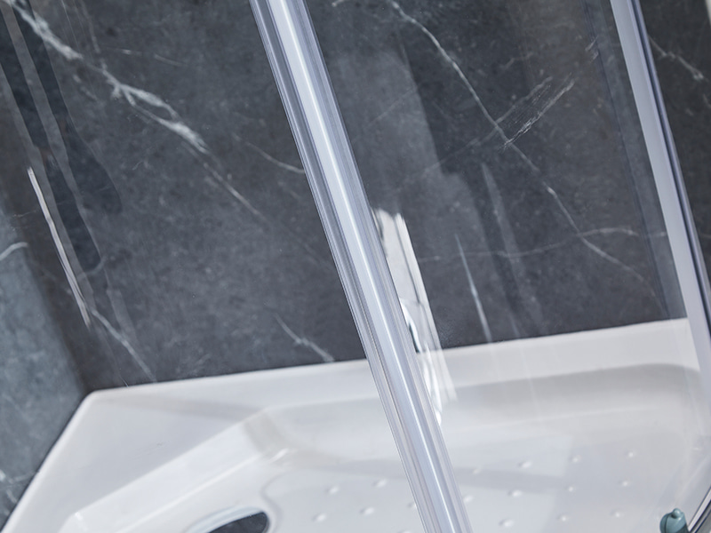 Box doccia scorrevole con profilo in alluminio cromato SE per bagno Box doccia scorrevole con profilo in alluminio cromato SE per bagno