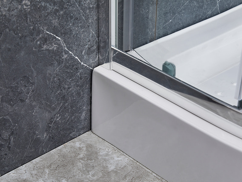 Box doccia scorrevole con profilo in alluminio cromato SE per bagno Box doccia scorrevole con profilo in alluminio cromato SE per bagno