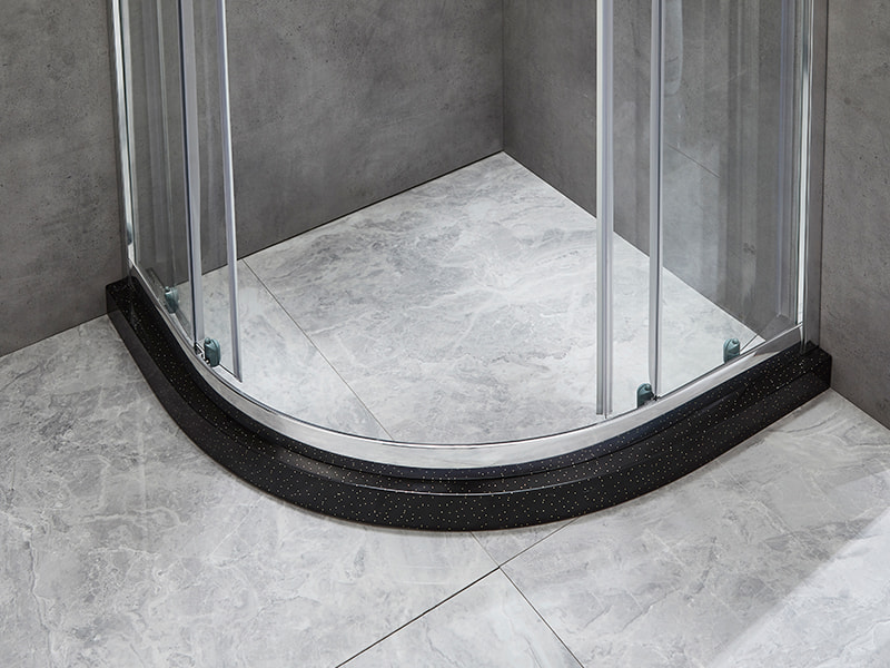 Box Doccia Scorrevole SE, Vetro Temperato Trasparente, Profilo in Alluminio Cromato, Maniglia Doppi Fori, Senza Vassoio Box Doccia Scorrevole SE, Vetro Temperato Trasparente, Profilo in Alluminio Cromato, Maniglia Doppi Fori, Senza Vassoio