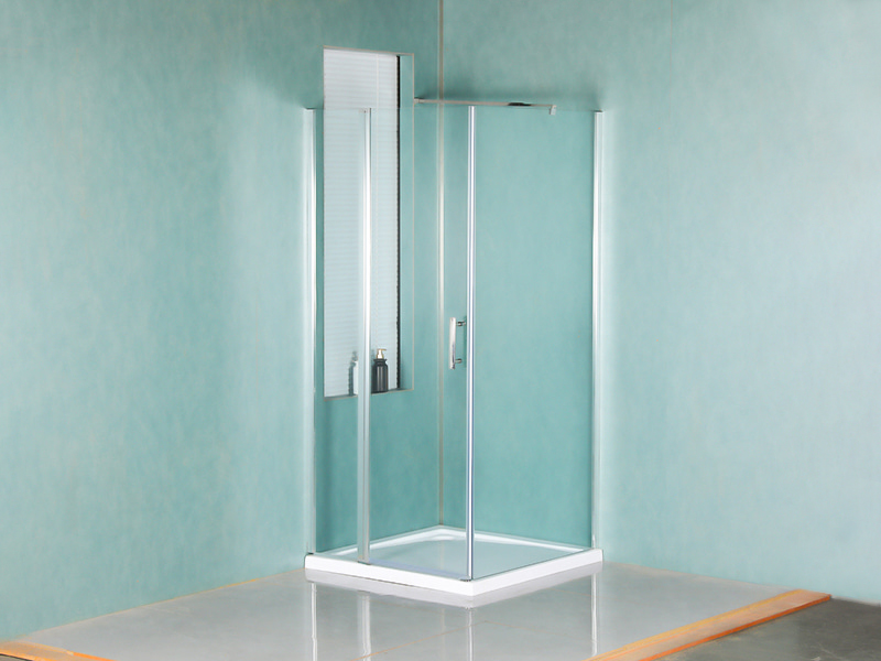 Box doccia in vetro temperato trasparente RSQB Pivot